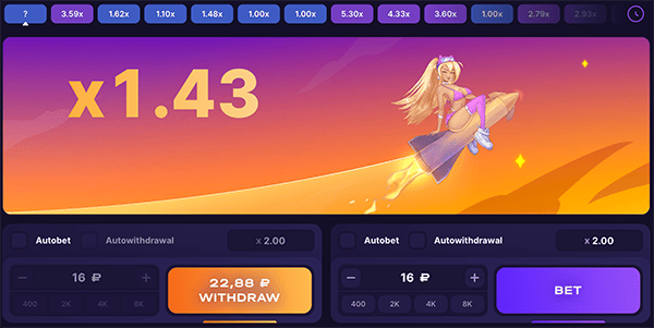 Rocket Queen слот игра 1win