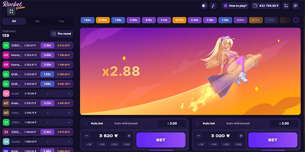 Rocket Queen Crash Game